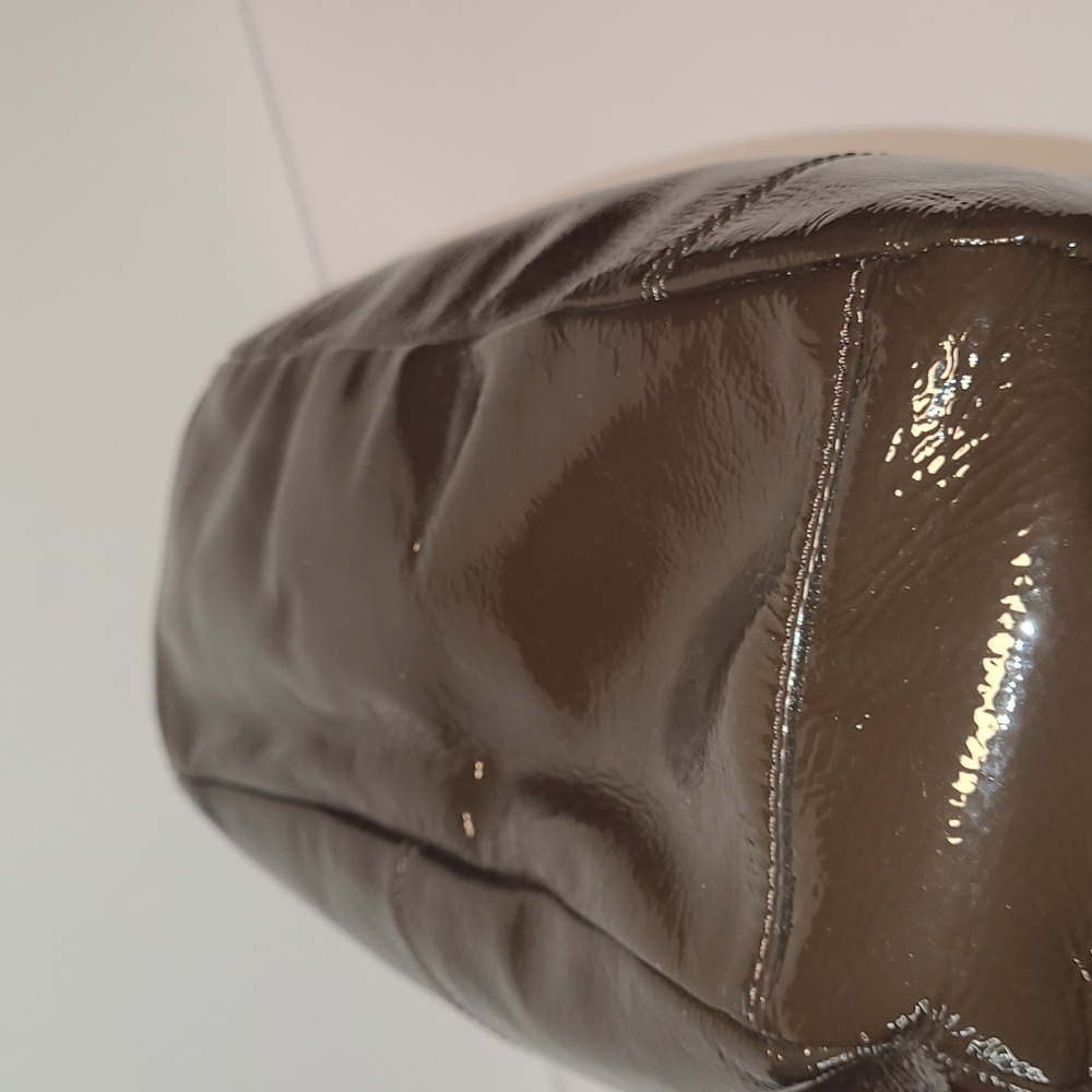 Coach Dark Brown Patent Leather - Picture 5 of 9